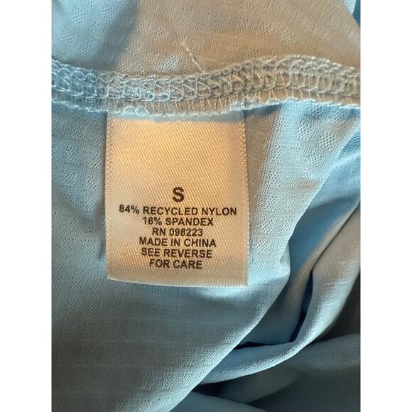 Free Fly Womens Elevate Sports Polo Light Blue Small Recycled Material - Picture 8 of 8